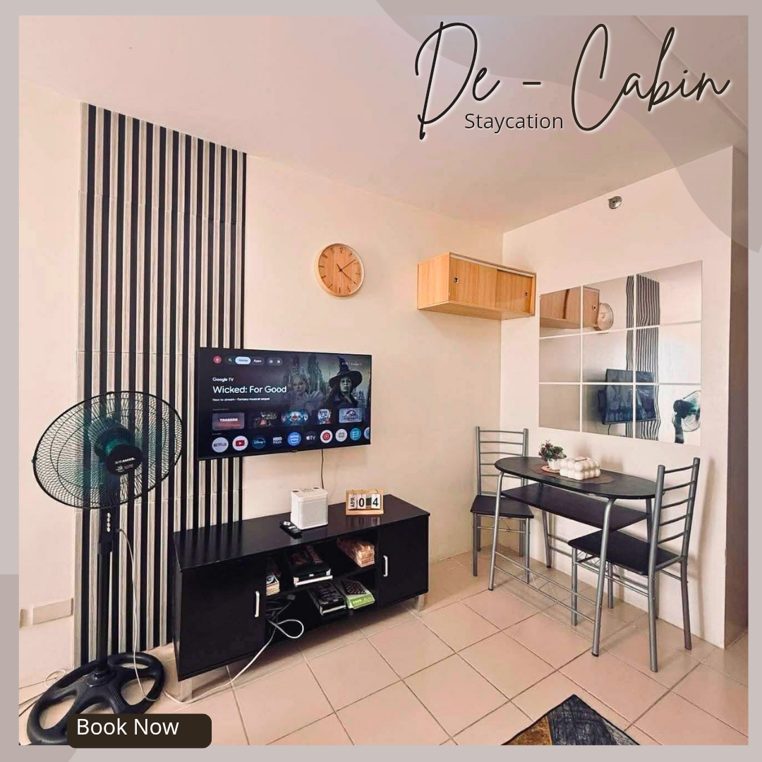 Urban Den — TV wall and dining area